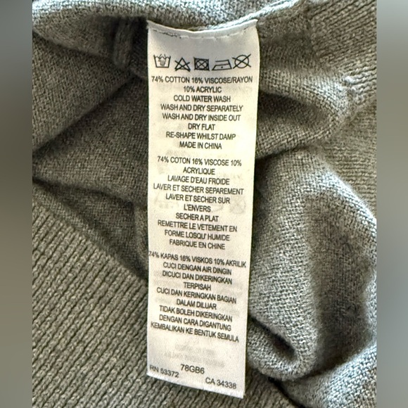 French Connection Sweater Sequin Eye Lash Design Size XS - Picture 8 of 11